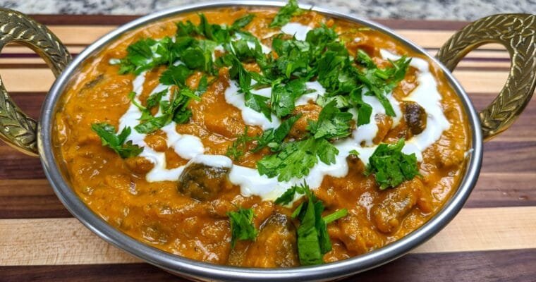 Mushroom Masala Curry