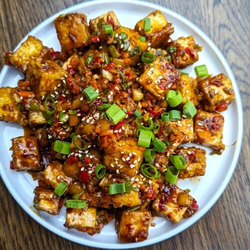 Spicy Chili Garlic Tofu