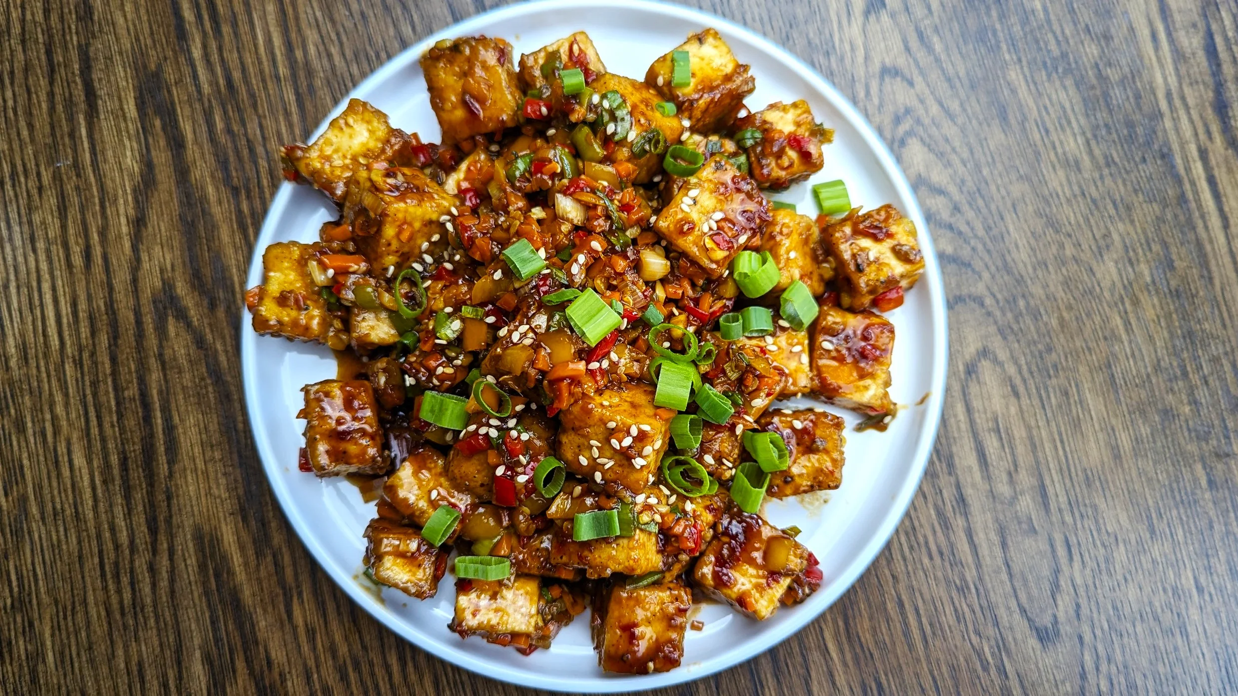 Spicy Chili Garlic Tofu
