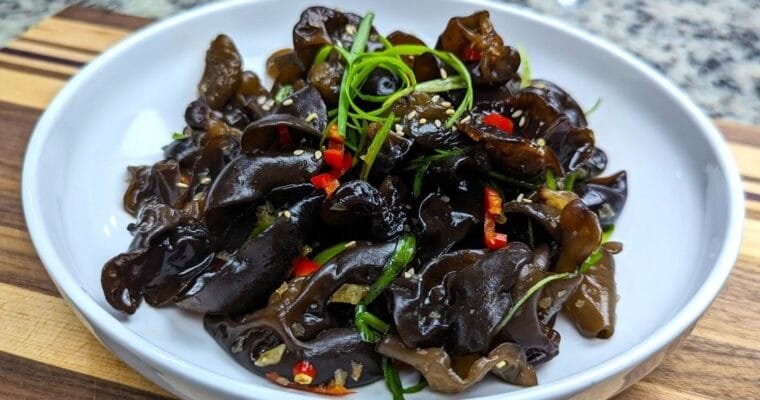 Wood Ear Mushroom Salad