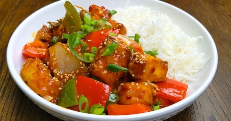 Air Fried Chili Paneer