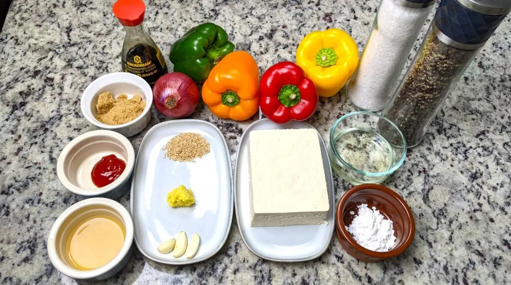 Sweet And Sour Tofu Ingredients