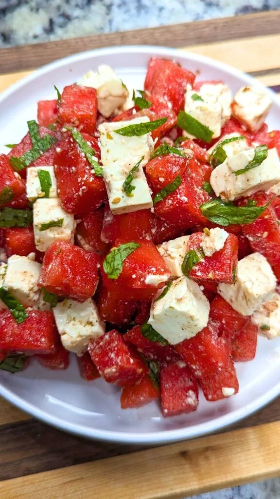 watermelon Feta Salad vertical image