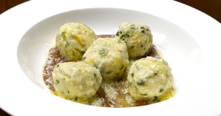Spinach Ricotta Gnudi
