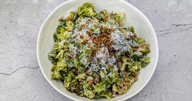 Broccoli Caesar Salad