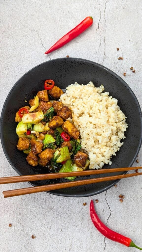 Sichuan Tofu Stir Fry vertical pic