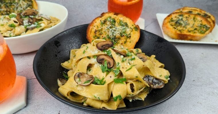 Pappardelle Mushroom Pasta