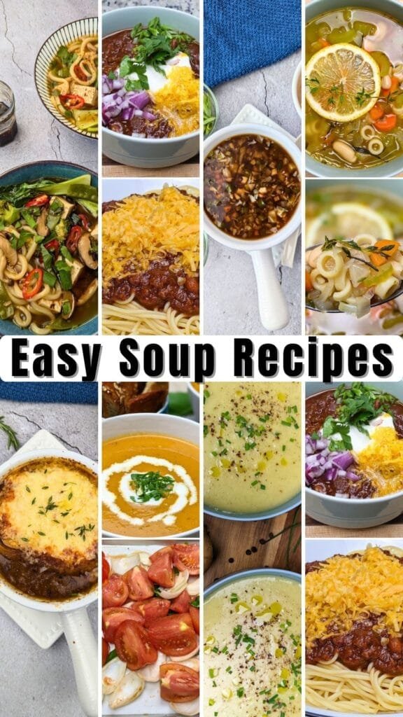 Best Soup Recipes Vertical poster for pinterest