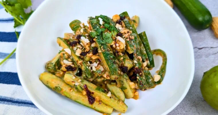 Peanut And Chili Oil Cucumber Salad