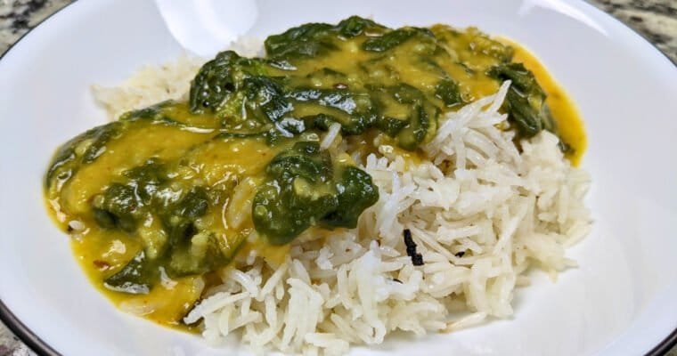 Spinach And Lentil Dal