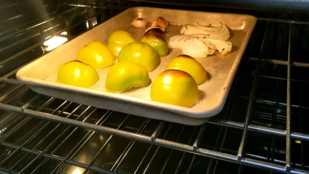 Roast Tomatoes, Onion and Garlic in the oven