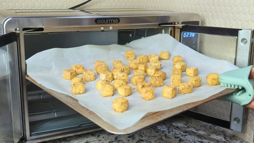 remove the Tofu from the Air fryer