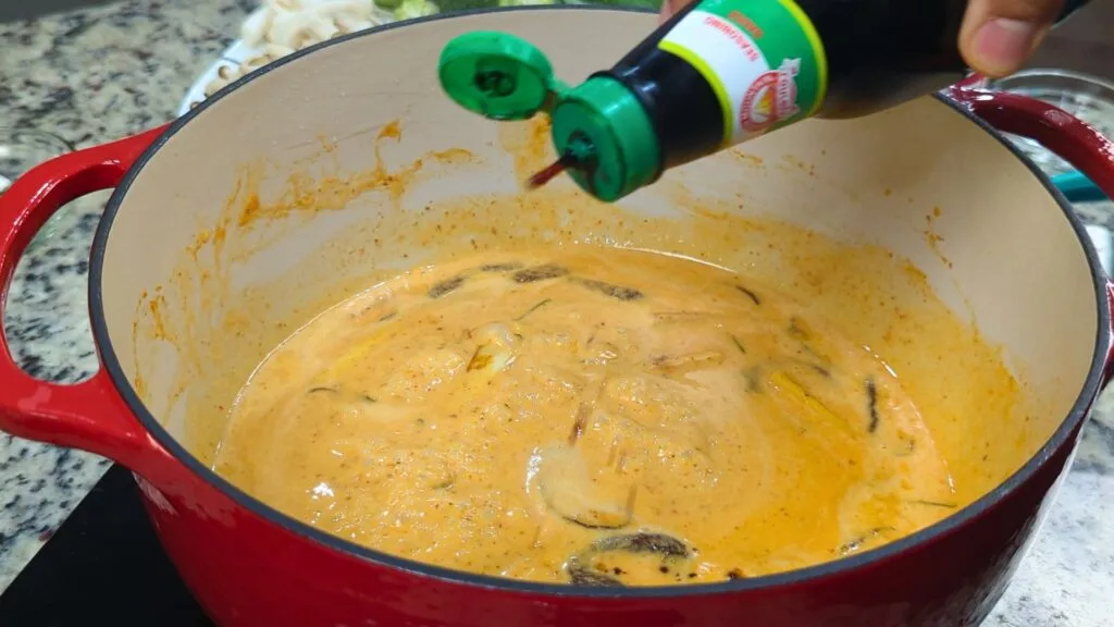 add Soy Sauce to the curry