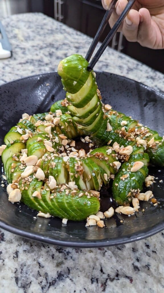 Wasabi Cucumber Salad vertical poster