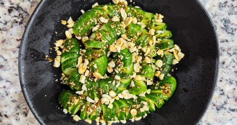 Wasabi Cucumber Salad