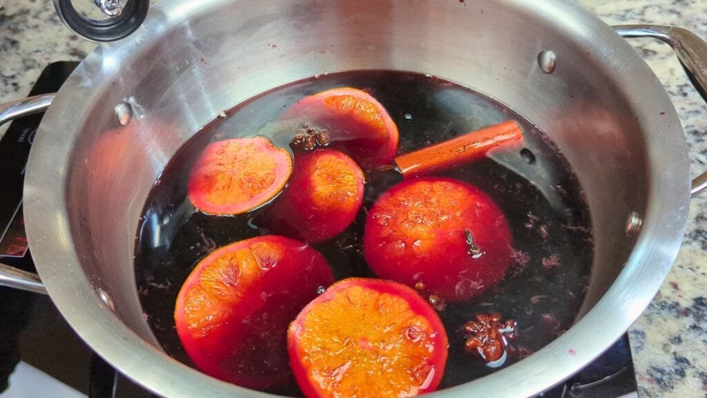 adding Brandy to the wok
