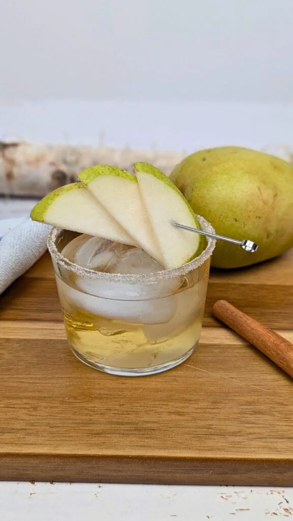 Spiced Pear Margarita vertical image