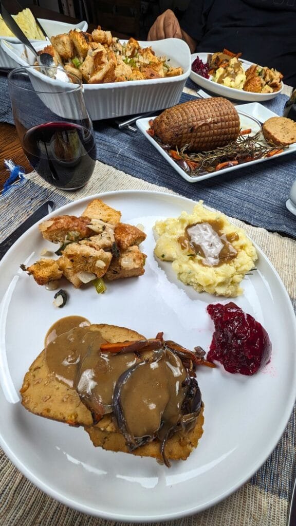 Best Thanksgiving Vegetarian Recipes vertical image