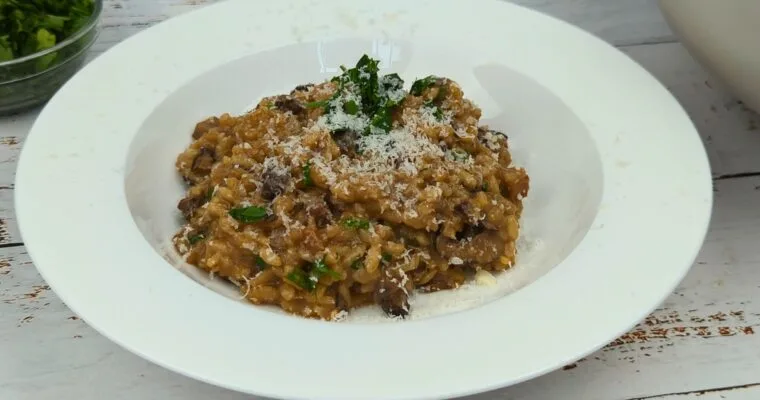 Creamy Mushroom Risotto