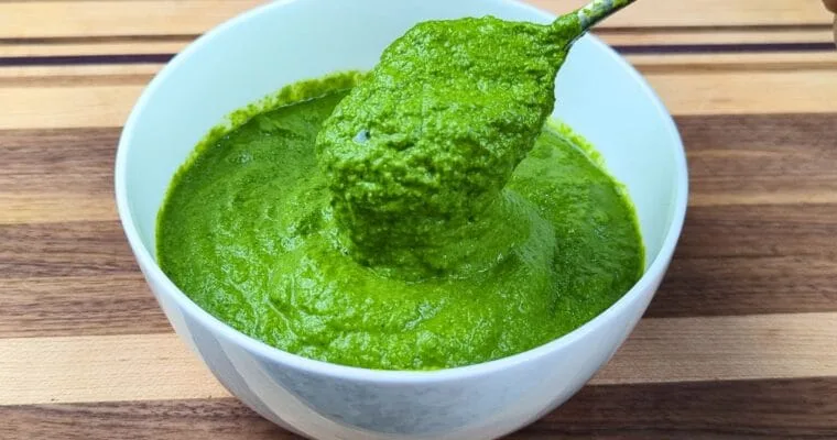Cilantro Chutney (Coriander Chutney)