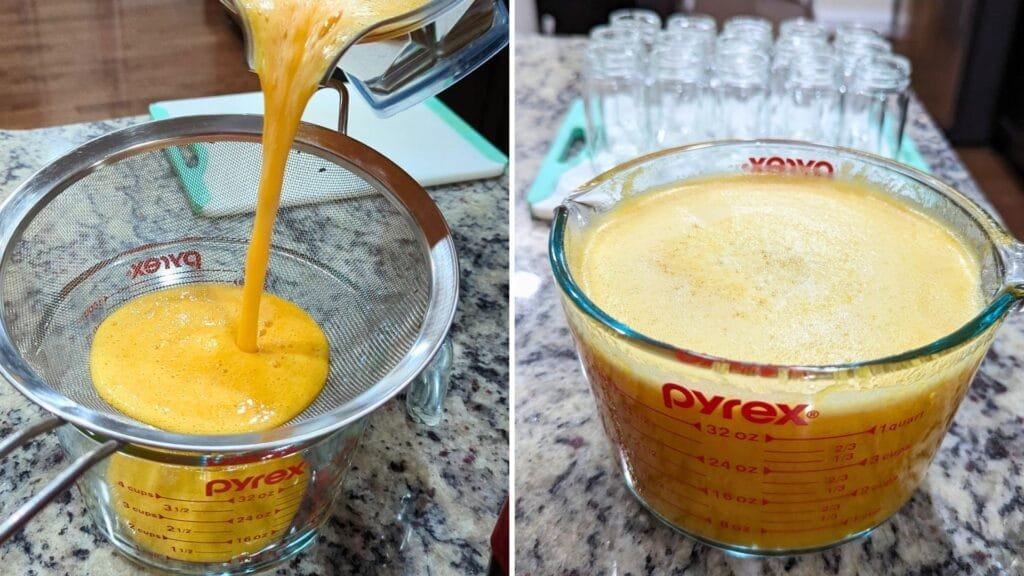 Stain the juice and discard the solids