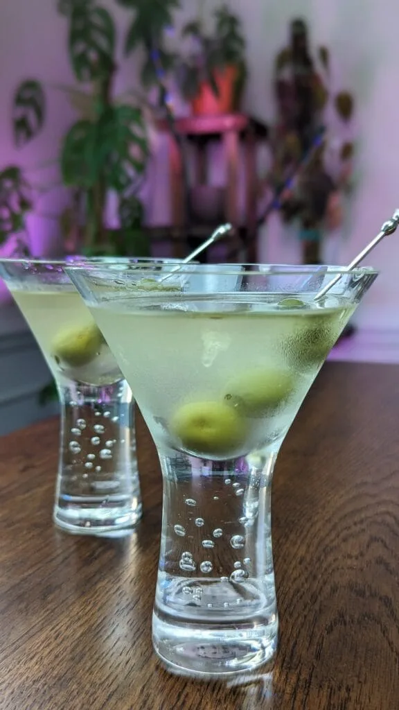 The Perfect Dirty Martini vertical image