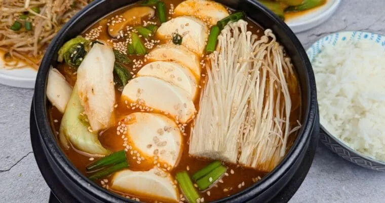 Vegan Sundubu Kimchi Jjigae