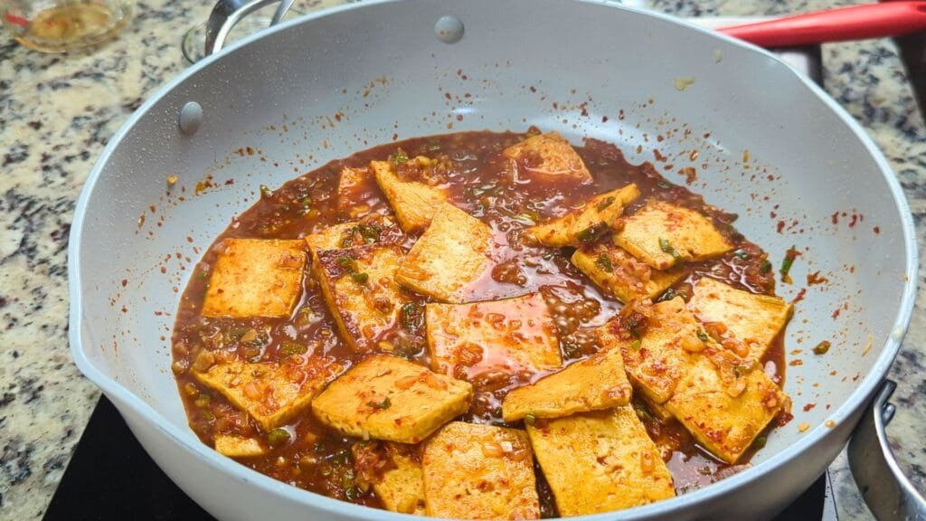 let Tofu absorb the sauce and all flavors