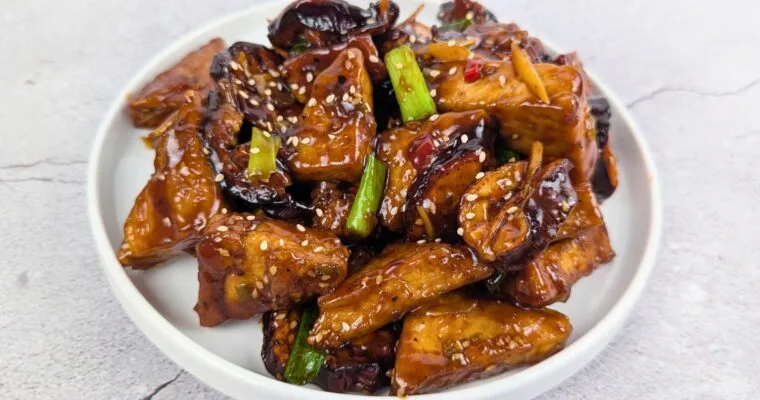 Crispy Eggplant & Tofu Stir Fry