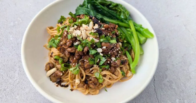 Tempeh Dan Dan Noodles