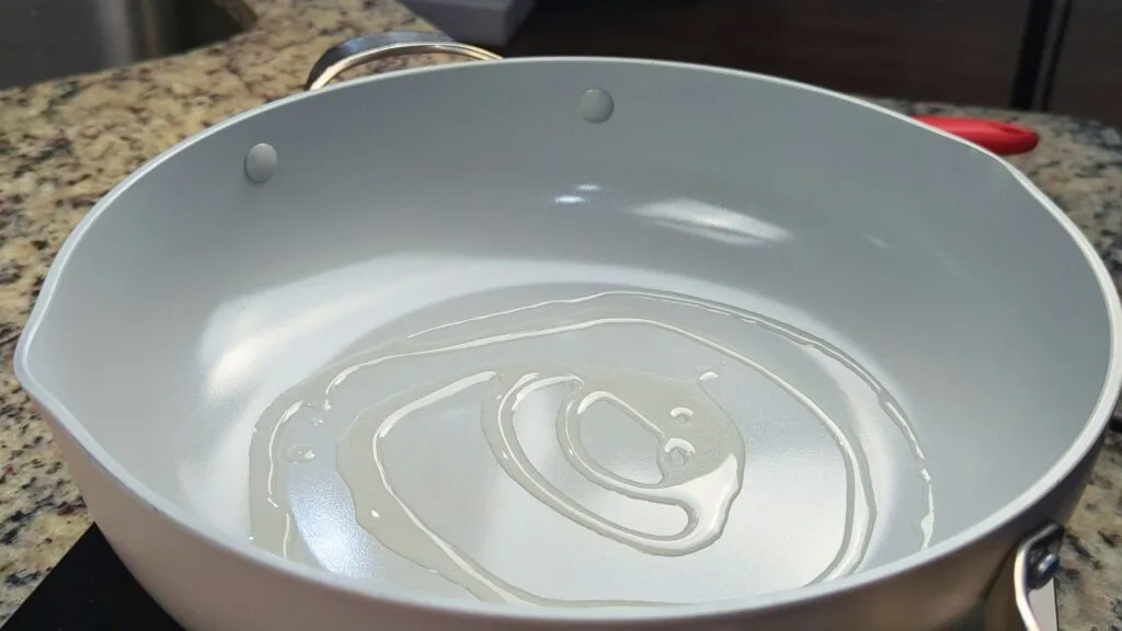 heat up the oil