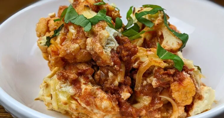 Cauliflower Baked Ziti