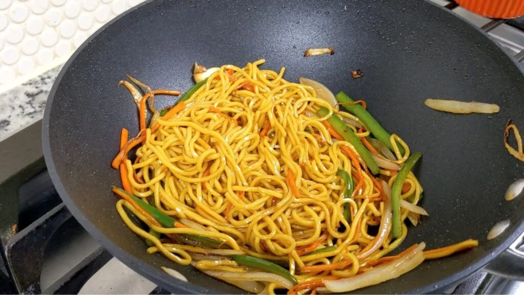 Adding Rice Vinegar