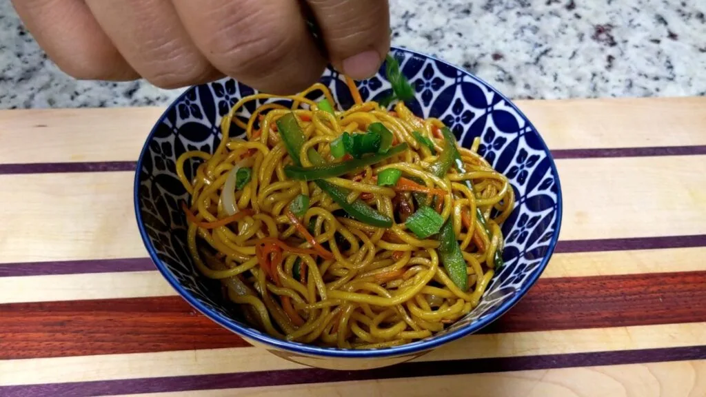 Garnish with Green Onions