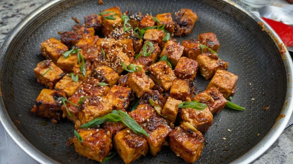 Bulgogi Style Tofu is done