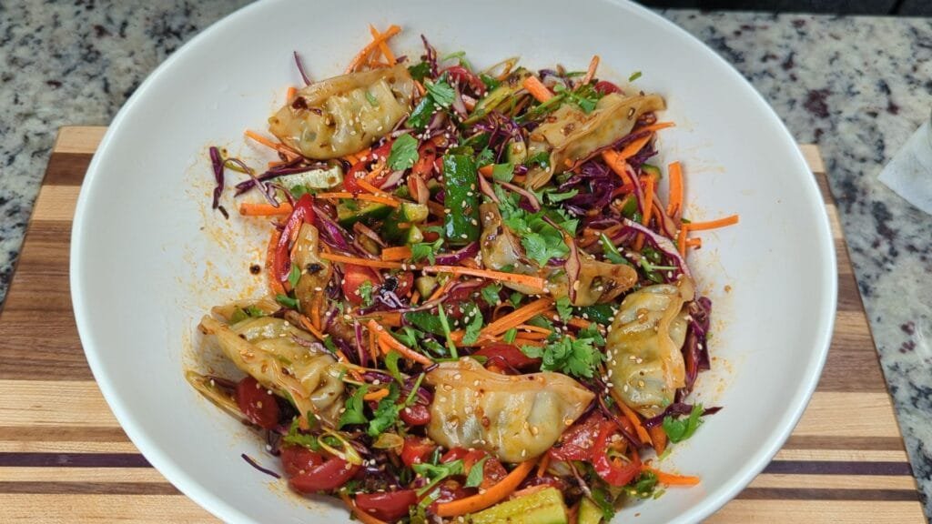 Salad is ready.
