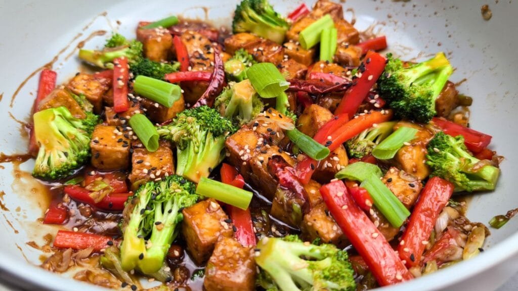 Adding Sesame Seeds and Green part of Scallions