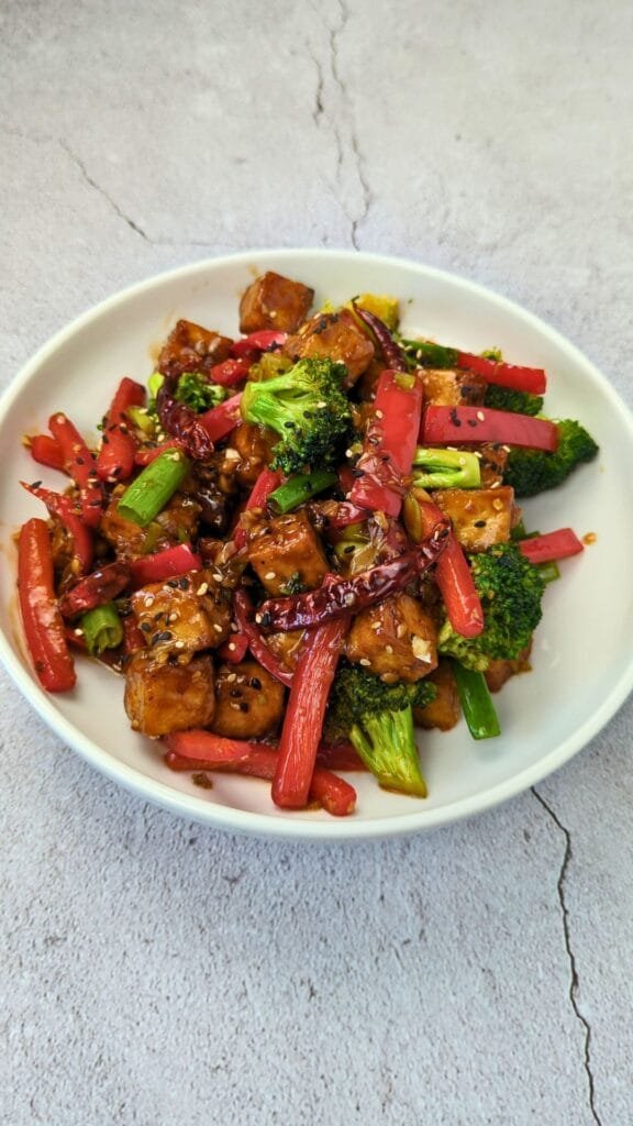 Mongolian Tofu Vertical image
