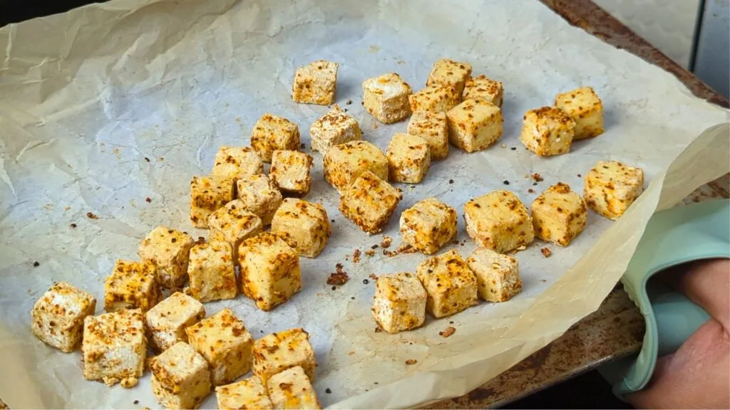Crispy Tofu is ready