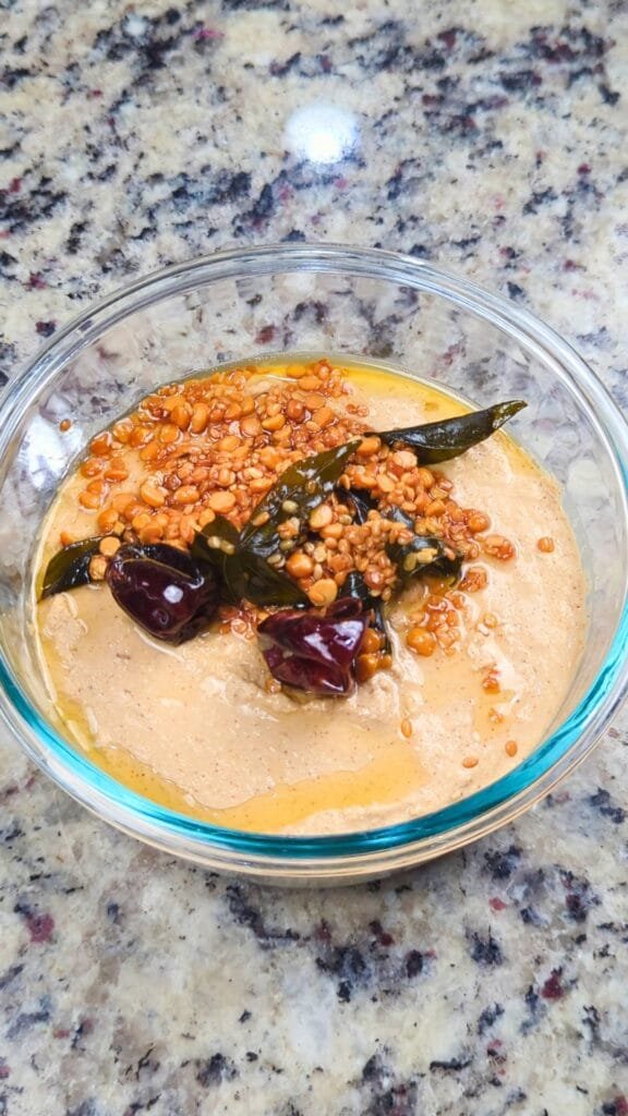 Spicy Sesame Chutney vertical image