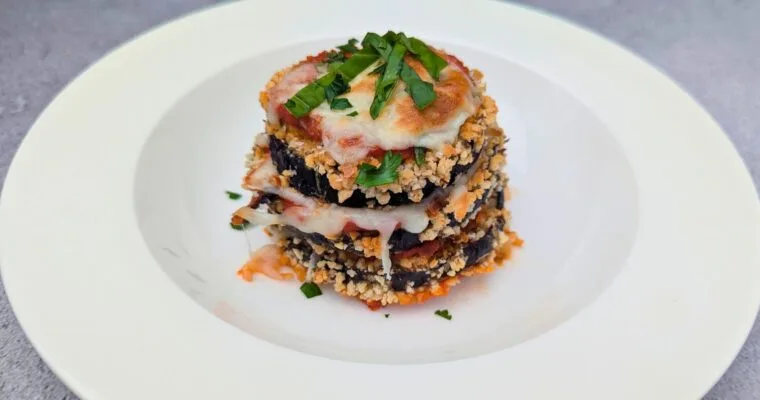 Crispy Eggplant Parmesan