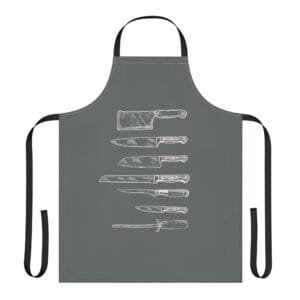 Chef's Knives Out Apron - Dark Grey