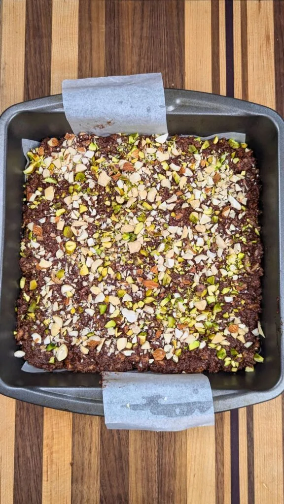 Coffee Kalakand vertical image