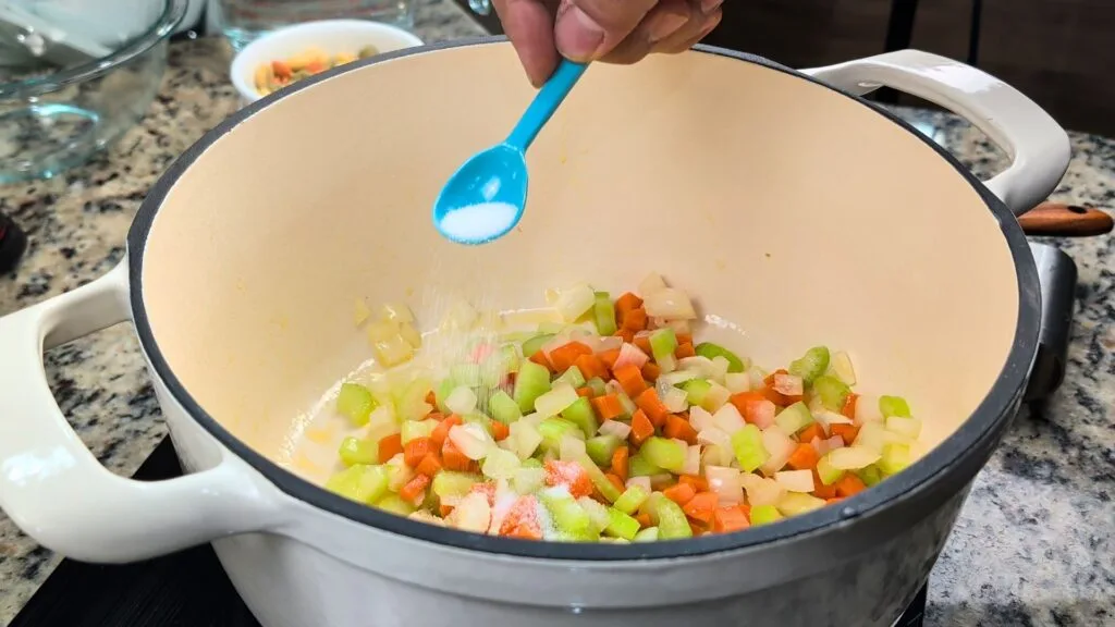 add little bit of salt