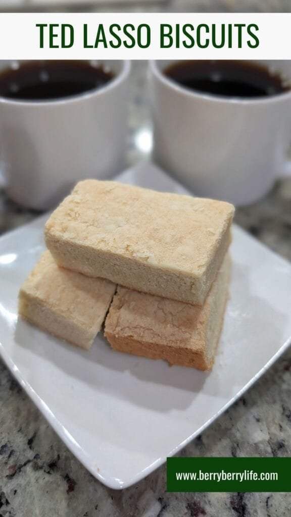 Ted Lasso Biscuits vertical image for Pinterest