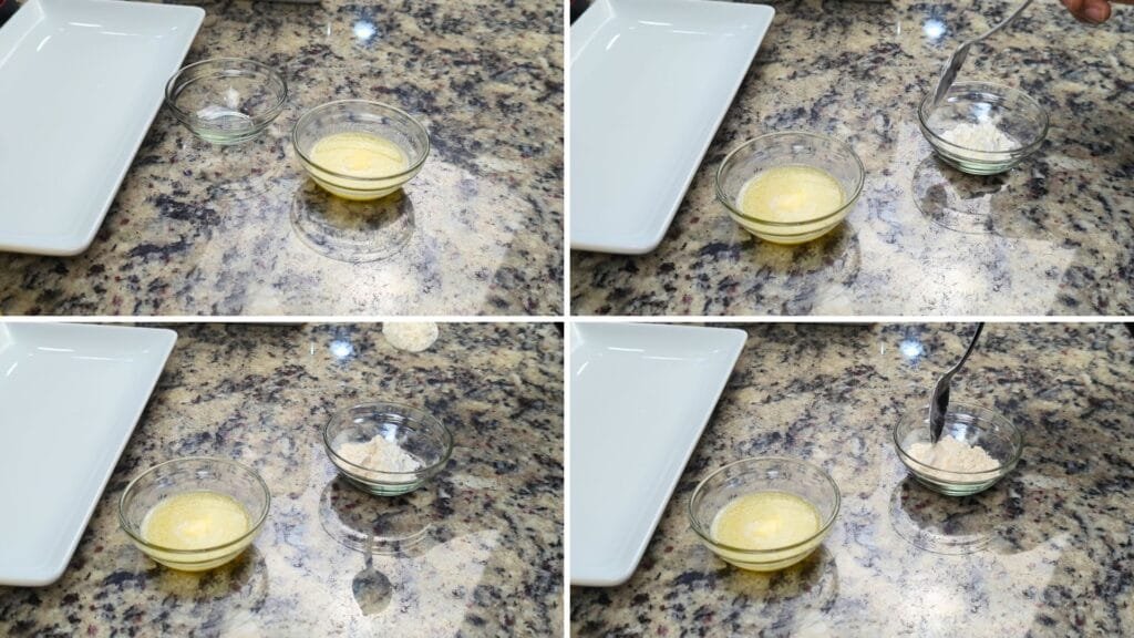 Melt the Butter, Take All Purpose Flour and Cornstarch in a bowl